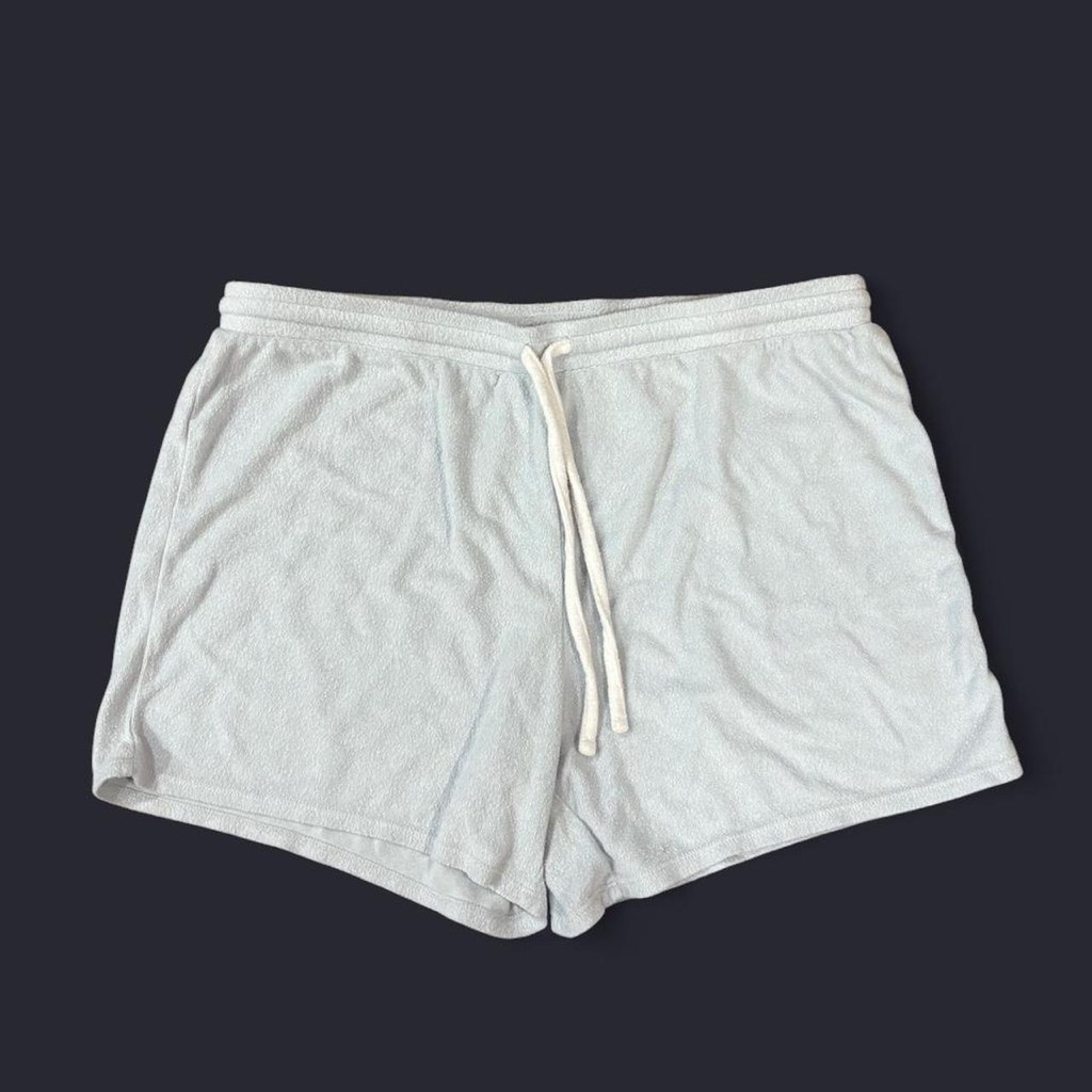 Lucky Brand Terrycloth Lounge Shorts In Powder Blue
